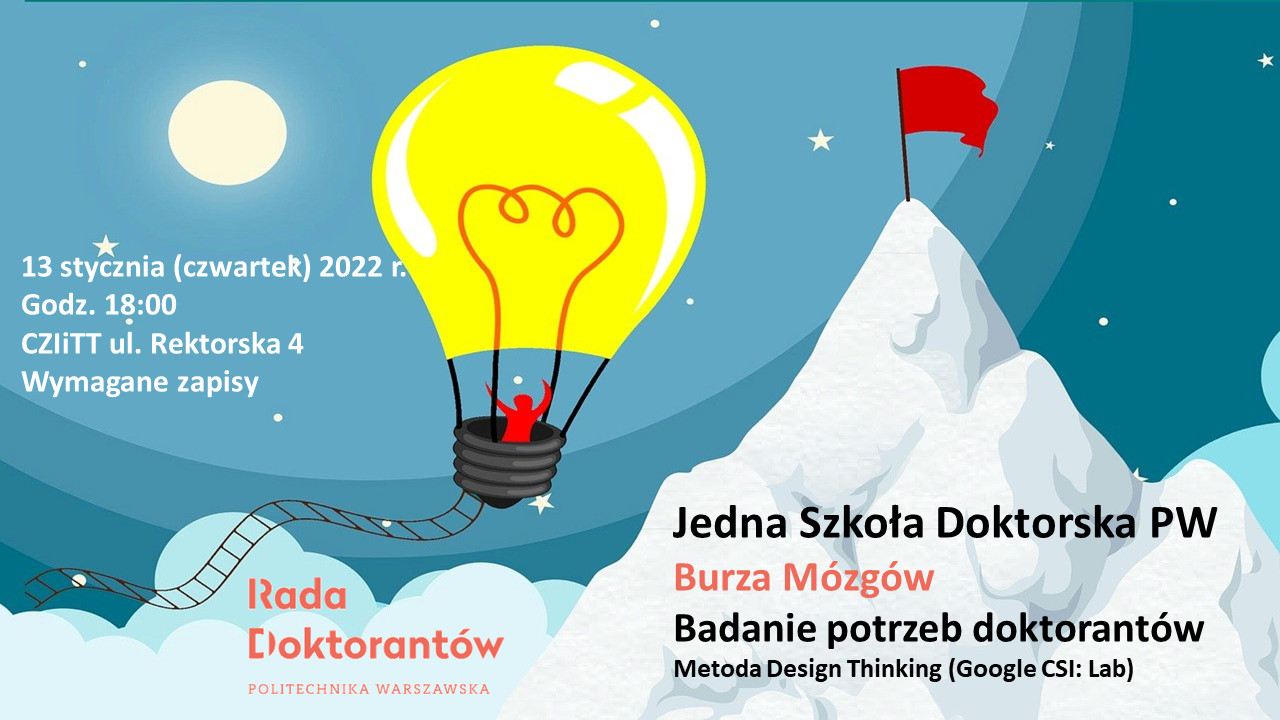 Artykuł (21/4): UWAGA! Powstaje jedna Szkoła Doktorska PW