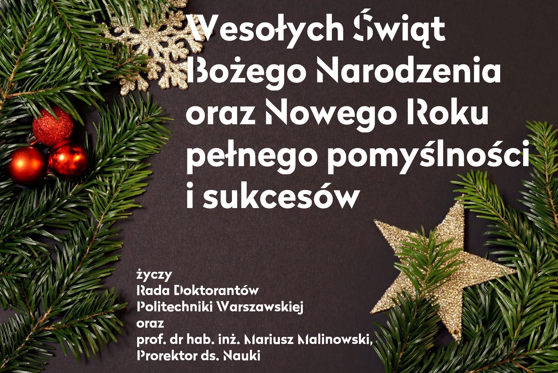 Artykuł (21/1): Życzenia świąteczne